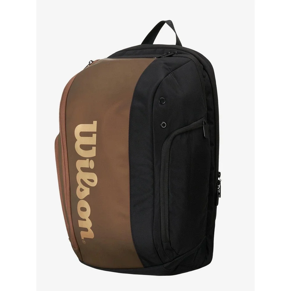 Wilson Pro Staff v14 Super Tour Tennis Backpack Brown Black WR8024601001